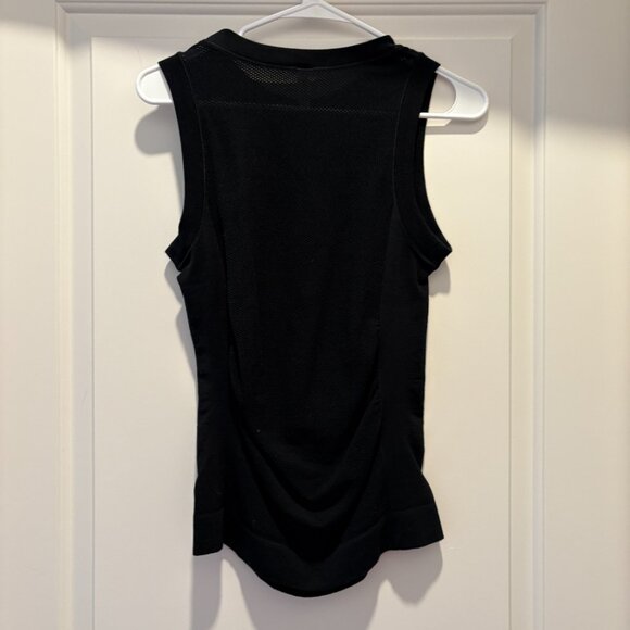 Athleta Black Ruched Tank Top - Picture 2 of 3